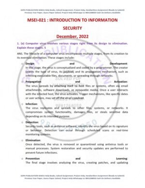 IGNOU MSEI-021 Previous Year Solved Question Paper English Medium (DEC 2022)