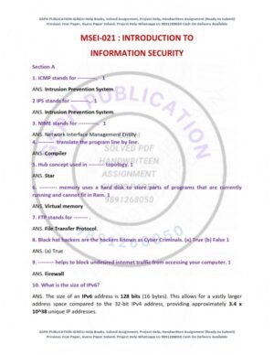 IGNOU MSEI-021 Previous Year Solved Question Paper English Medium (JUNE 2020)