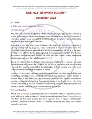 IGNOU MSEI-022 Previous Year Solved Question Paper English Medium (DEC 2022)