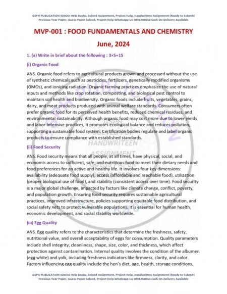 IGNOU MVP-01 Previous Year Solved Question Paper English Medium (JUNE 2024)