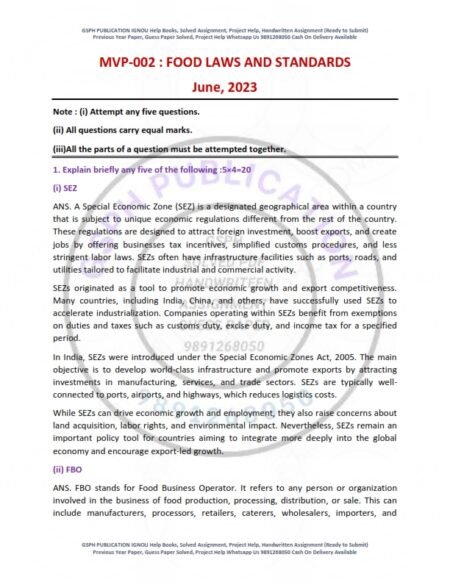 IGNOU MVP-02 Previous Year Solved Question Paper English Medium (JUNE 2023)