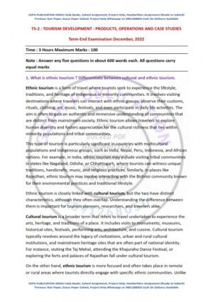 IGNOU TS-02 Previous Year Solved Question Paper English Medium (DEC 2022)