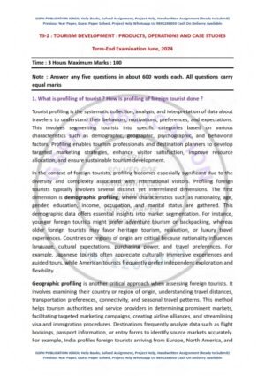 IGNOU TS-02 Previous Year Solved Question Paper English Medium (JUNE 2024)