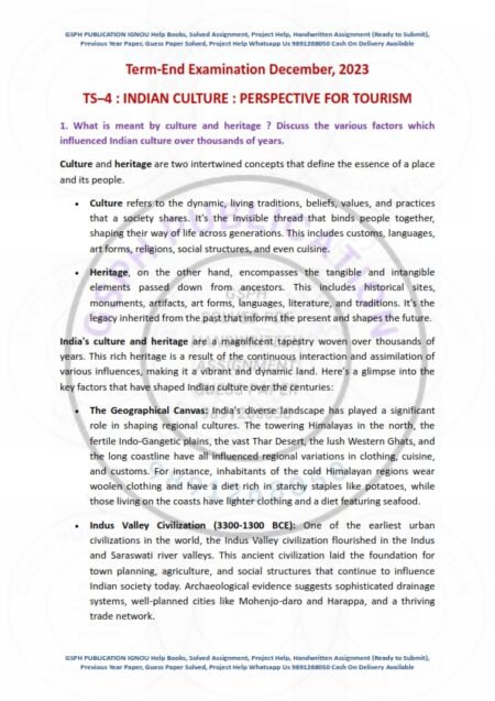 IGNOU TS-04 Previous Year Solved Question Paper English Medium (DEC 2023)