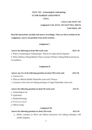 IGNOU BANC-103 Solved Assignment 2025-26 English Medium