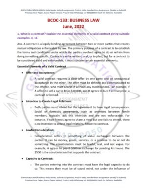 IGNOU BCOC-133 Previous Year Solved Question Paper English Medium (June 2022)