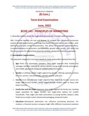 IGNOU BCOE-141 Previous Year Solved Question Paper English Medium (June 2022)