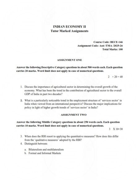 IGNOU BECE-146 Solved Assignment 2025-26 English Medium