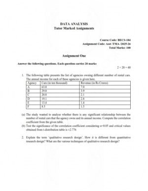 IGNOU BECS-184 Solved Assignment 2025-26 English Medium