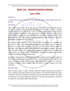 IGNOU BEGE-143 Previous Year Solved Question Paper English Medium (DEC 2022)
