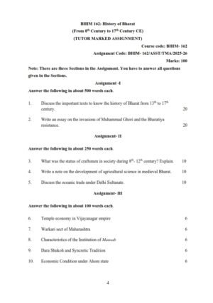 IGNOU BHIM-162 Solved Assignment 2025-26 English Medium