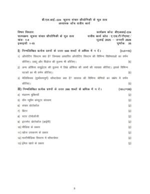 IGNOU BLI-224 Solved Assignment 2025-26 Hindi Medium
