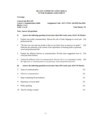 IGNOU BLI-225 Solved Assignment 2025-26 English Medium