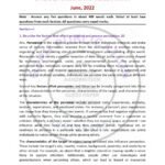 IGNOU BPAE-142 Previous Year Solved Question Paper English Medium (June 2022)