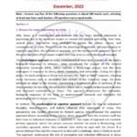 IGNOU BPAS-186 Previous Year Solved Question Paper English Medium (DEC 2022)