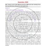 IGNOU BPAS-186 Previous Year Solved Question Paper English Medium (DEC 2023)