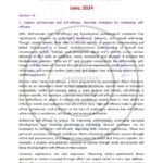 IGNOU BPCG-175 Previous Year Solved Question Paper English Medium (JUNE 2024)