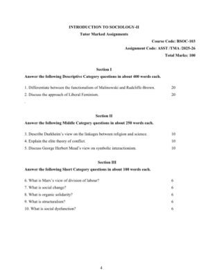 IGNOU BSOC-103 Solved Assignment 2025-26 English Medium