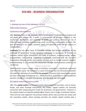 IGNOU ECO-01 Previous Year Solved Question Paper English Medium (June 2020)