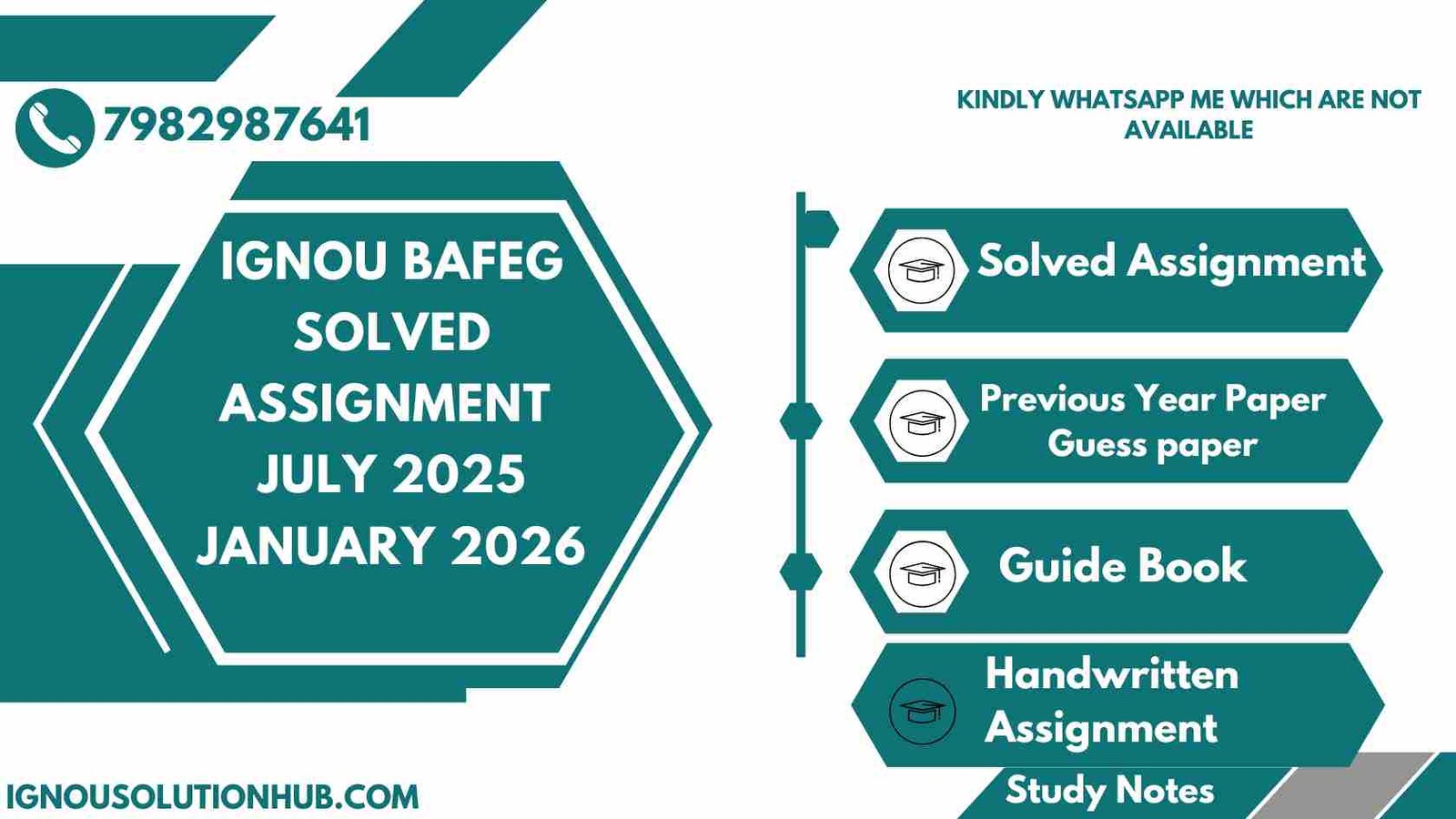 IGNOU BAFEG Solved Assignment July 2025-January 2026