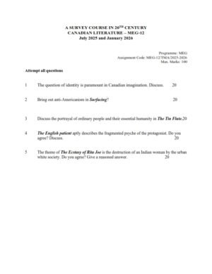 IGNOU MEG-012 Solved Assignment 2025-26 English Medium