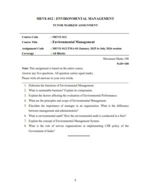 IGNOU MEVE-012 Solved Assignment 2025-26 English Medium