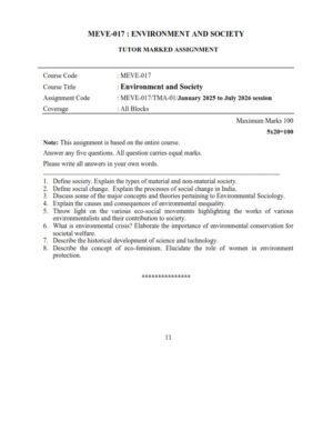 IGNOU MEVE-017 Solved Assignment 2025-26 English Medium