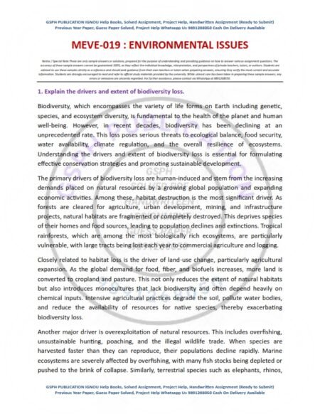 IGNOU MEVE-019 Solved Assignment 2025-26 English Medium
