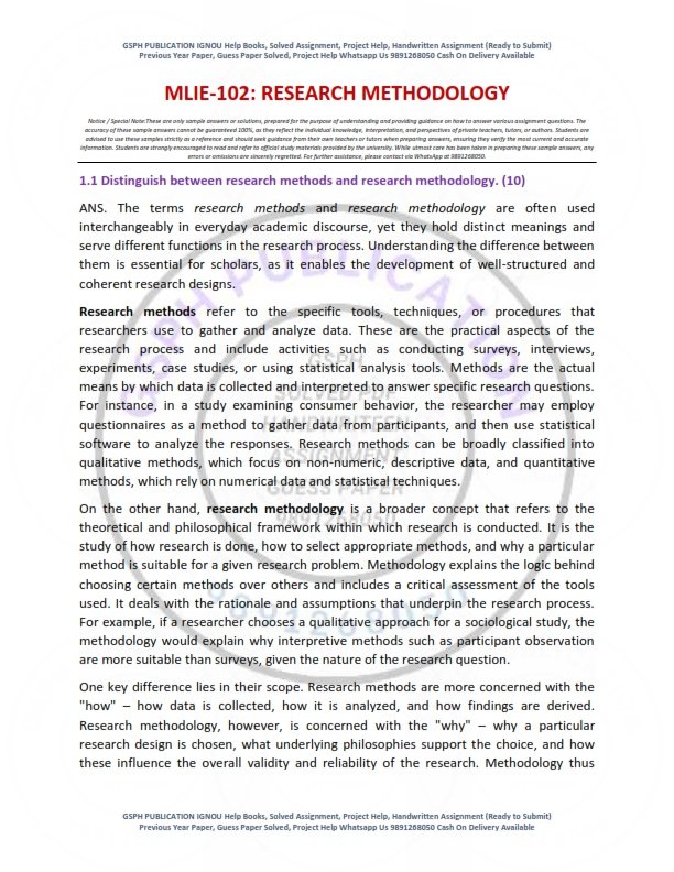 IGNOU MLIE-102 Solved Assignment 2025-26 English Medium