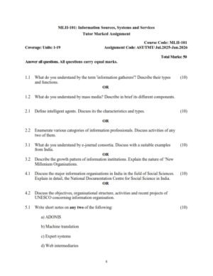 IGNOU MLII-101 Solved Assignment 2025-26 English Medium