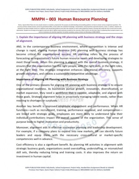 IGNOU MMPH-03 Solved Assignment 2025-26 English Medium