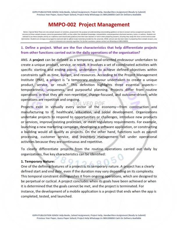 IGNOU MMPO-02 Solved Assignment 2025-26 English Medium