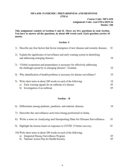 IGNOU MPA-038 Solved Assignment 2025-26 English Medium