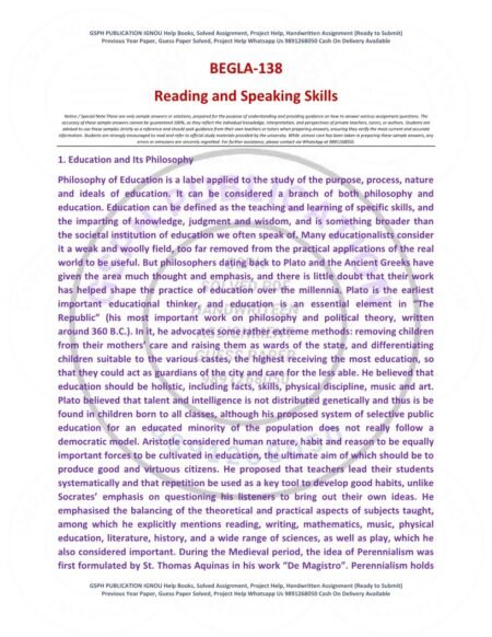IGNOU BEGLA-138 Solved Assignment 2025-26 English Medium - Image 3