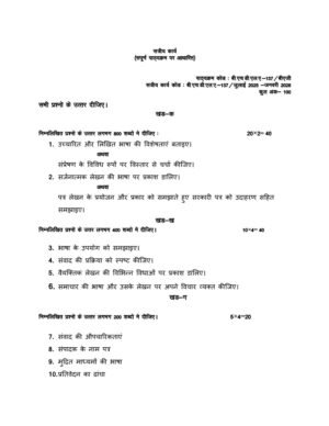 IGNOU BHDLA-137 Solved Assignment 2025-26 Hindi Medium