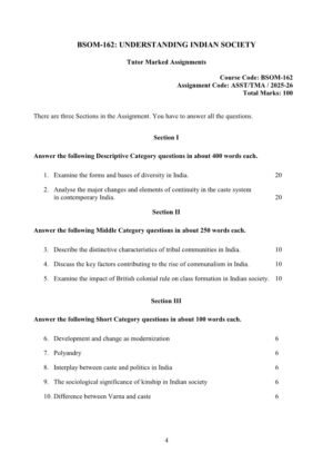 IGNOU BSOM-162 Solved Assignment 2025-26 English Medium