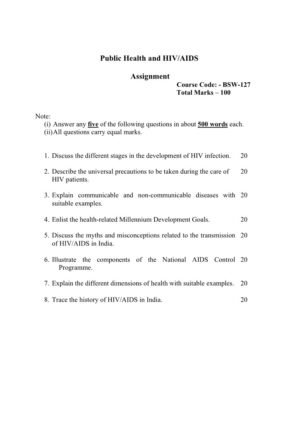 IGNOU BSW-127 Solved Assignment 2025-26 English Medium