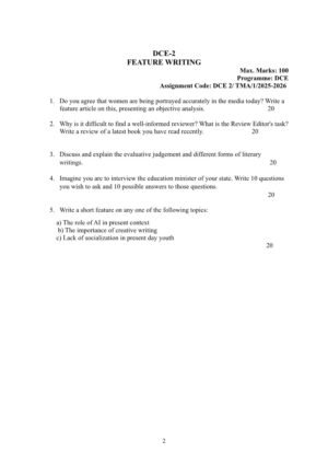 IGNOU DCE-02 Solved Assignment 2025-26 English Medium