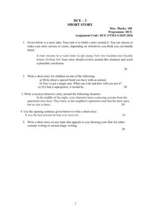 IGNOU DCE-03 Solved Assignment 2025-26 English Medium