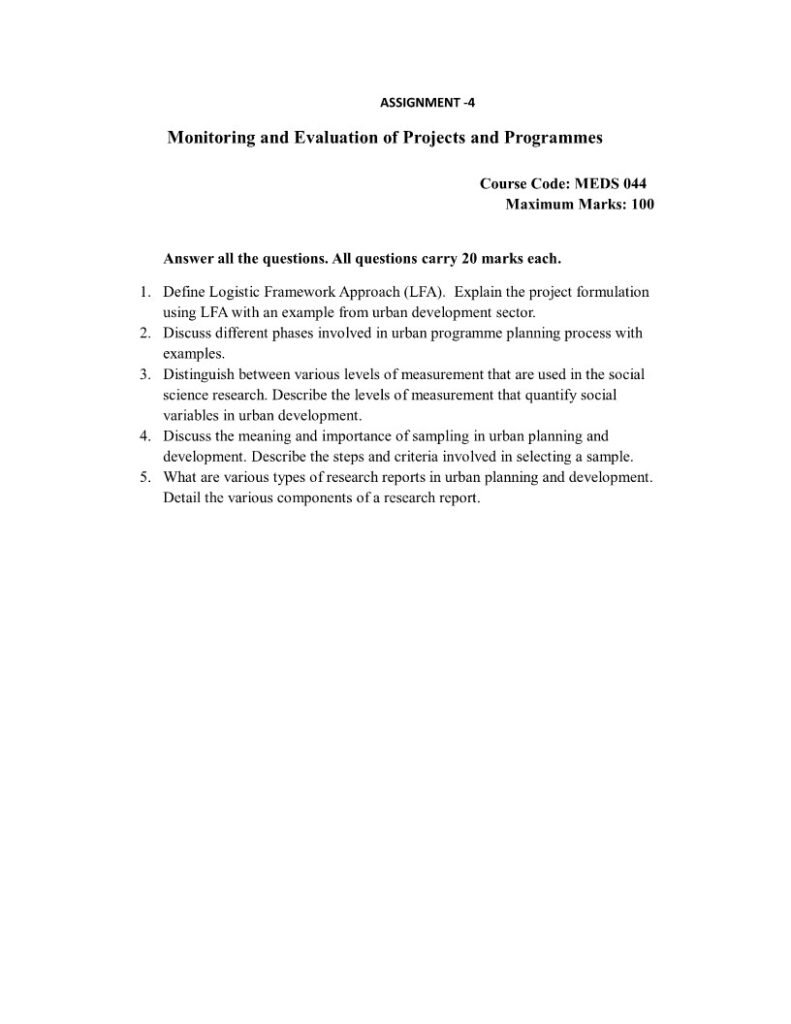 IGNOU MEDS-44 Solved Assignment 2025-26 English Medium