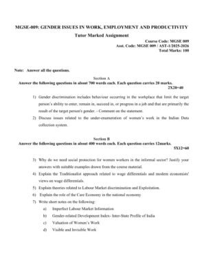 IGNOU MGSE-09 Solved Assignment 2025-26 English Medium