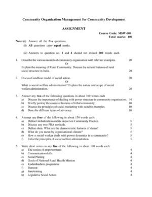 IGNOU MSW-09 Solved Assignment 2025-26 English Medium