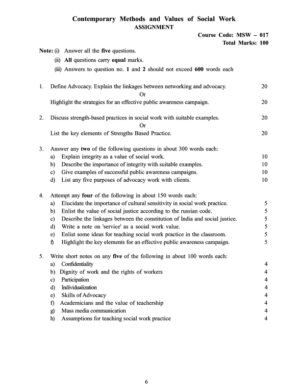 IGNOU MSW-017 Solved Assignment 2025-26 English Medium