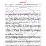 IGNOU MEG-011 Previous Year Solved Question Paper English Medium (JUNE 2021)