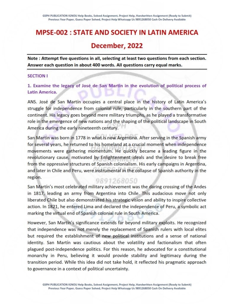 IGNOU MPSE-02 Previous Year Solved Question Paper English Medium (DEC 2022)