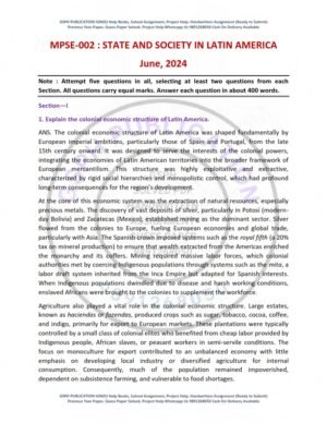 IGNOU MPSE-02 Previous Year Solved Question Paper English Medium (JUNE 2024)