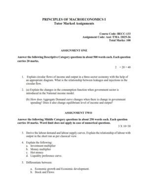 IGNOU BECC-133 Solved Assignment 2025-26 English Medium