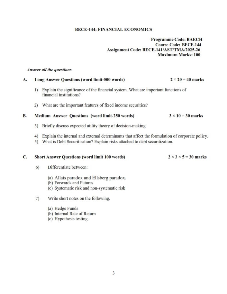 IGNOU BECE-144 Solved Assignment 2025-26 English Medium