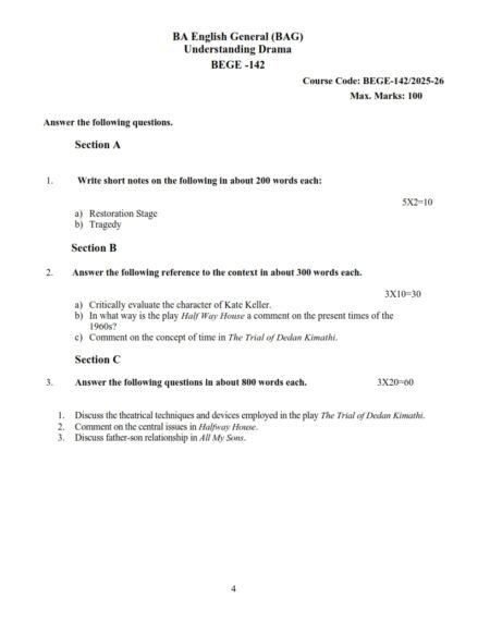 IGNOU BEGE-142Solved Assignment 2025-26 English Medium