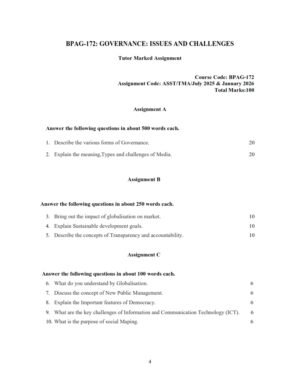 IGNOU BPAG-172 Solved Assignment 2025-26 English Medium